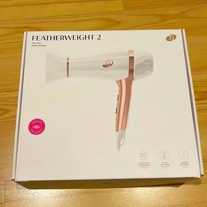 T3 Featherweight 2 hairdryer, white and rose gold, NWT/NIB